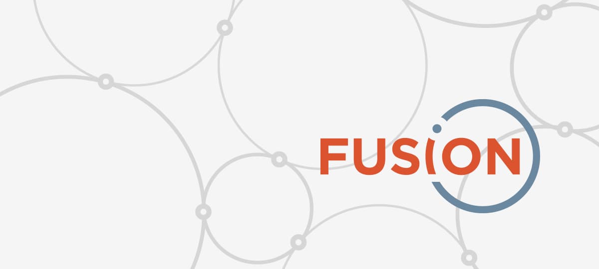 Picture of Fusion EMS splash logo with orbital patterns