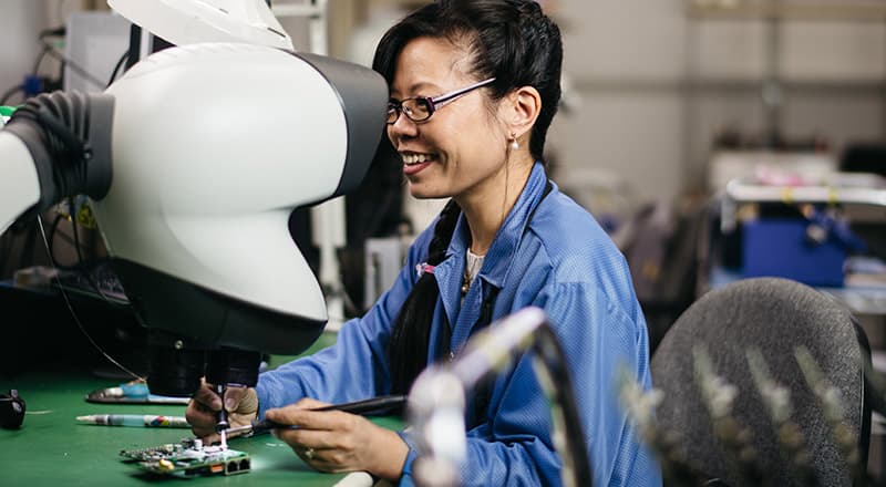 Picture of smiling employee